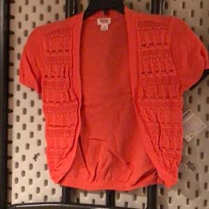 Mossino coral summer crop sweater